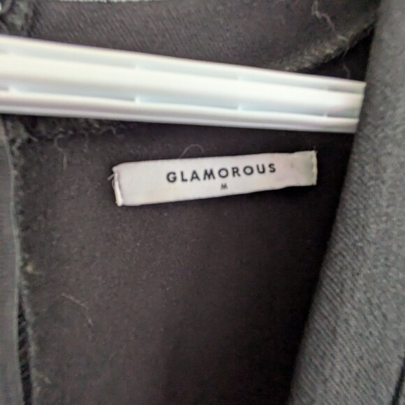 Deep V cut Black Dress - Picture 4 of 4